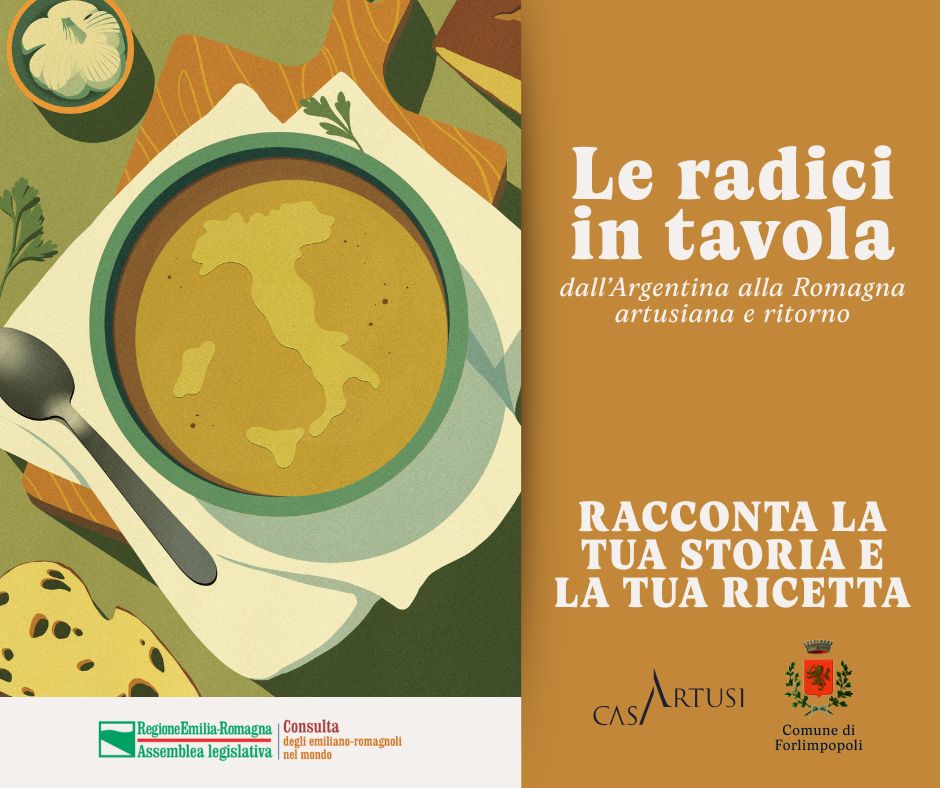 « Racines sur la table » : la collecte de recettes et d’histoires entre la Romagne et l’Argentine est en cours